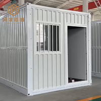 Prix usine 20ft préfabriqué pliable conteneur maisons Capsule Villa pour l'extérieur minuscule maison logement temporaire bureau peut être épissé