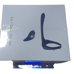 2026 nuovo telecomando in <span class=keywords><strong>Silicone</strong></span> triplo anello vibrante con perline anali vibratore per uomo sesso maschile giocattolo prodotto - Product Image 4