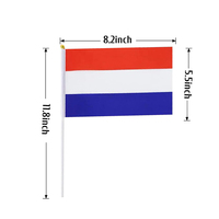Drapeau des Pays-Bas à agiter à la main pour encourager lors de la Coupe du Monde de Football 2026