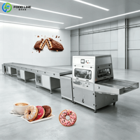 Ligne de production industrielle continue de beignets en acier inoxydable 304 certifiée CE ISO