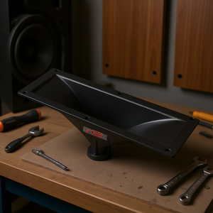 Gola per altoparlanti rettangolare in plastica Hise 15x5 con fissaggio a vite per cabinet acustici - Product Image 2