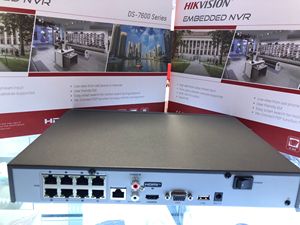 Hikvision <span class=keywords><strong>DS</strong></span>-<span class=keywords><strong>7608NI</strong></span>-<span class=keywords><strong>K1</strong></span>/<span class=keywords><strong>8P</strong></span> 8CH 8PoE 4K <span class=keywords><strong>NVR</strong></span> Enregistreur vidéo réseau H.265+ HDMI jusqu'à 8MP Prise en charge des caméras IP Système de sécurité CCTV - Product Image 3