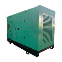 100KVA 80KW Weichai Genset Silent 220V 380V 3 Fasa 50Hz 60Hz Starter Elektrik untuk Rumah Tangga