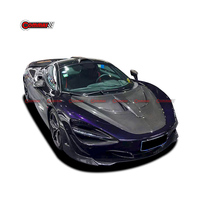 Novi Style Karbon Fiber Motor Kaputu McLaren 720S Araba Motor Kaputu Kapağı Çin Modifiye Araba Parçaları Karbon Fiber