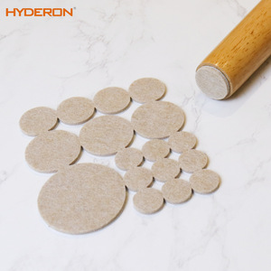 Patins en feutre autocollants Hyderon Furniture, formes circulaires et carrées, pour la protection des tables et des chaises - Product Image 3