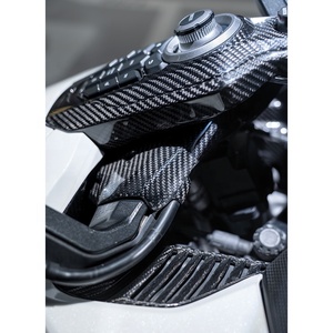 X-Top 2018 et plus tard, éléments en fibre de carbone <span class=keywords><strong>pour</strong></span> moto Goldwing, cadre GL1800, pièces de carrosserie, systèmes, accessoires, noir, rénovation/mise à niveau - Product Image 5