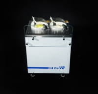 MILES GALAXY PRO V2 Machine à glaces et sorbets anti-buée et anti-condensation pour la fabrication de glaces, gelatos, sorbets, yaourts glacés ou granitas