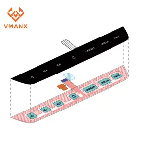 Vmanx Sensor Sentuh Kapasitansi Kontrol Pusat Mobil Kustom Kualitas Tinggi