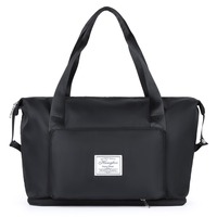 Mochila Unisex de Estilo Nacional, Ligera, de Poliéster Impermeable, con Letras, Gran Capacidad, Correa Ajustable, Cierre de Cremallera, Diseño Moderno, para Viaje