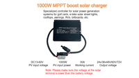 Contrôleur de charge solaire MPPT Dayuhao DY-MLUC-1000W avec fonction Boost, chargeur de batterie 24V-72V pour voiturette de golf, vélo électrique, scooter, véhicule électrique