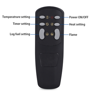Luxstar-Calentadores de hogar colgantes de 50 pulgadas, Panel frontal de vidrio templado blanco, chimenea eléctrica con <span class=keywords><strong>llama</strong></span> Led - Product Image 4