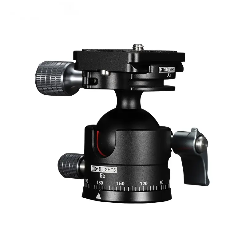 Professional Panoramic 360 Camera Mounting Tripod Ball Head Low Profile Video Head Swivel Ball Head
