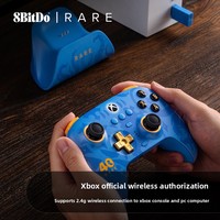 Manette 8Bitdo Ultimate XPro à trois modes, édition rare 40e anniversaire, pour Xbox/PC/Android/iOS, Joystick 81HB05D