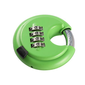 ANLI American Candado de acero inoxidable de disco de combinación de 4 dígitos Candado de aleación de zinc anticorte - Product Image 3