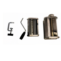 Machine à pâtes et à nouilles manuelle en acier inoxydable de type split, avec 7 vitesses réglables et design écologique