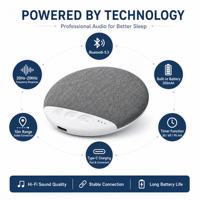 Nouvelle Enceinte de Chevet X3PRO Transfrontalière, Disque Musical pour le Sommeil à Poser sous l'Oreiller, Haute Qualité, pour Boîtier de Bruit Blanc 5.3, Batterie
