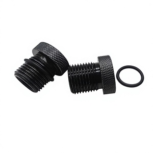 Adaptador de filtro de aceite de acero CNC de precisión 1/2-28 a 3/4-16, convertidor de rosca moleteado para filtro de combustible para modificación y reubicación de motores - Product Image 6