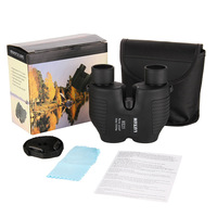Jumelles portables 8X25 à mise au point entièrement automatique, haute magnification, vision nocturne HD, télescopes d'extérieur pour adultes, prisme BAK4