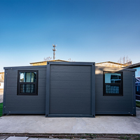 Fabriqué pré facile à assembler café pliant maison extensible conteneur préfabriqué maison modulaire maison mobile