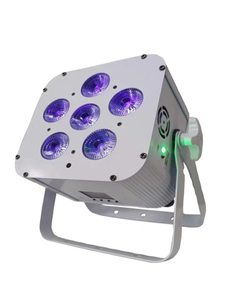 Projecteur LED sans fil <span class=keywords><strong>SFR</strong></span> Wifi avec batterie 6x18W RGBWAUV DMX512, contrôle par téléphone, indice de protection IP33, en alliage d'aluminium - Product Image 5