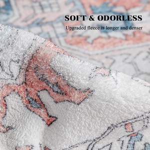 Tappeto da soggiorno <span class=keywords><strong>persiano</strong></span> <span class=keywords><strong>di</strong></span> grandi dimensioni Vintage antiscivolo in lana sintetica lavabile a macchina tappeto centro Area in difficoltà tappetino stampato - Product Image 6