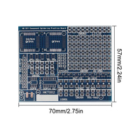 Kit de Soldadura de Componentes SMD Inteligentes de Alto Rendimiento, Placa PCB para Prácticas, Kit de Soldadura DIY, Componente Semiconductor IC Original Nuevo