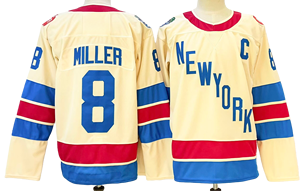 Maillot Premium de l'équipe de hockey des New York 2026 Winter Classic pour hommes, 31 Igor Shesterkin, 73 Matt Rempe, 10 Artemi Panarin, 23 Adam Fox, 8 J.T. Miller - Product Image 5