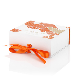 Recyclable Handmade Textured Surface <b>Paper</b> Cardboard Luxury Customized Magnetic Boxes for Dress - Product Image 1