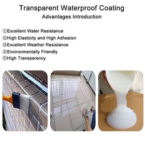 Hexion HX-321 High Quality Transparent Waterproof Acrylic Liquid Coating Walls <b>Floors</b> Bathroom <b>Brush</b> Application 20KG/Bucket 1 - Product Image 4
