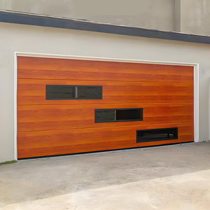 <span class=keywords><strong>Porte</strong></span> <span class=keywords><strong>de</strong></span> <span class=keywords><strong>garage</strong></span> isolée en acier moderne américain 16x7 à rabat coulissant pour villa résidentielle abordable - Product Image 2