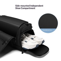 Sac à dos pour ordinateur portable Oxford Business, doublure en nylon, imperméable, respirant, compartiment à chaussures indépendant, grande capacité 20-35L pour les voyages