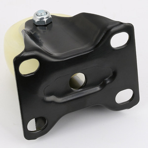 Nylon Furniture <b>Caster</b> 2 Inch Silent Fixed <b>Wheel</b> Plate Mount General Industrial Use - Product Image 3