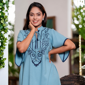 Durable Embroidered Luxury Maggie Sleeve <b>Bohemian</b> <b>Dress</b> Elegant <b>Maxi</b> Casual for Women - Product Image 6