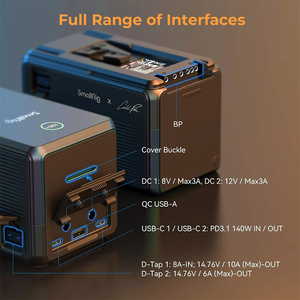 Yeni şarj edilebilir 212 fotoğraf v-kilit Batterie işık şarj güç banka dizüstü lityum V montaj pil için Dslr kameralar Video - Product Image 5
