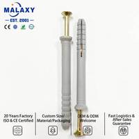 MALAXY Cheville d'expansion en plastique en gros, cheville murale en nylon PA6 DIN ISO pour cloison sèche, brique, béton