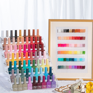 Mobray - Esmalte de <span class=keywords><strong>Uñas</strong></span> Profesional al por Mayor, 60 Colores, Esmalte de Gel Semipermanente, Puntas de <span class=keywords><strong>Uñas</strong></span> de Gel Suave, Pegamento de <span class=keywords><strong>Uñas</strong></span> de Cobertura Completa - Product Image 2