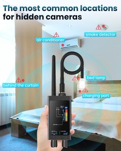 RF Signal Detector Bug <strong>Spy</strong> GPS Tracker Finder IR Laser <strong>Spy</strong> Camera Scanner M8000 - Product Image 4