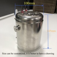 Mesin kopi Espresso pemanasan cepat desain baru 1L elemen pemanas tangki air Mini kualitas makanan
