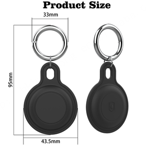 HUANLONG Etui pour Airtags Holder Silicone Porte-clés TrackerChain Locator Finder Accessoires Anti-perte - Product Image 4
