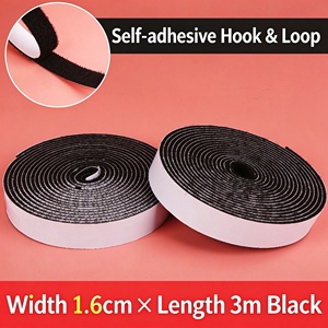 Hochbelastbares Selbstklebendes Klettband, Klebende Befestigungsstreifen mit Starkem Klebstoff, Nylongewebe-Band für Vorhänge - Product Image 2