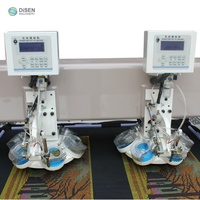 Machine automatique de pose de pierres micro-joyaux à ultrasons à commande informatique PLC six couleurs, réglable, 250 par minute, 220V, garantie 1 an
