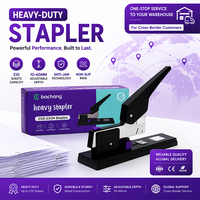 Stapler Tugas Berat 210 Lembar Struktur Logam Kedalaman Dapat Disesuaikan Anti Macet untuk Penjilidan Dokumen Kantor Sekolah Rumah