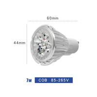GU10 Spot Lamp Led 7W GU10 ampoules LED pilote IC linéaire AC220V GU10 5W 7W ampoule lumière 120 degrés