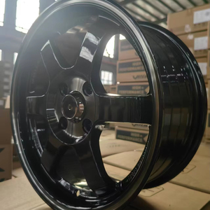 Te37 sâu món ăn nhôm hợp kim đúc bánh xe vành với 15 inch 4*100 4*114.3 PCD cho hành khách xe bánh xe - Product Image 4