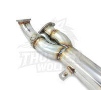 Pièces d'échappement haute performance pour voitures, échappement à flux libre, ajustement parfait pour G87 M2/G80 M3/G82 M4 S58 3.0T, tube intermédiaire OEM avec résonateur