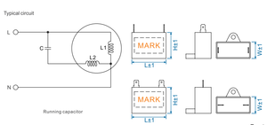 Mẫu Miễn Phí Ổn Định Điện Dung Tốt <span class=keywords><strong>Cbb61</strong></span> 11Uf <span class=keywords><strong>450V</strong></span> 400 Vac Fan Điều Chỉnh Tụ Điện - Product Image 3