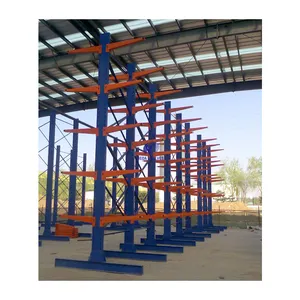 Double side rack Warehouse industrial heavy duty storage metal cantilever racking