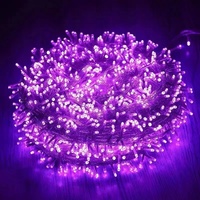 US-Stecker 10M 100LED Lichterkette IP44 Wasserdicht Feenlichterkette 8 Modi Innen- und Außenbereich Party Baum Garten Dekoration
