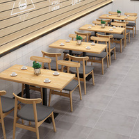 Table et chaise de restaurant pour salon de thé, restaurant occidental, restaurant de thé, boutique de thé au lait, et combinaison de canapés