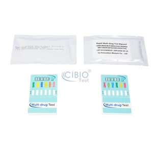 클리아, 12 AMP COC MOP ETG MQL OPI 바 BUP THC 소변 멀티 패널 약물 테스트 디카드 신속 진단 테스트 키트 - Product Image 2